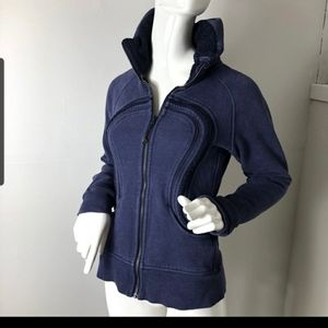 Lululemon Zip Up Cuddle Up Sweater Blue